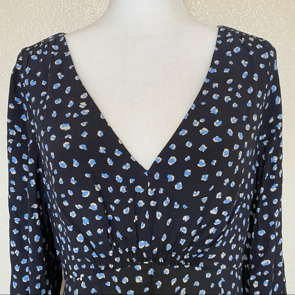 Sanctuary Niki Long-Sleeve Dot Print Midi Dress 2 - Picture 4 of 13